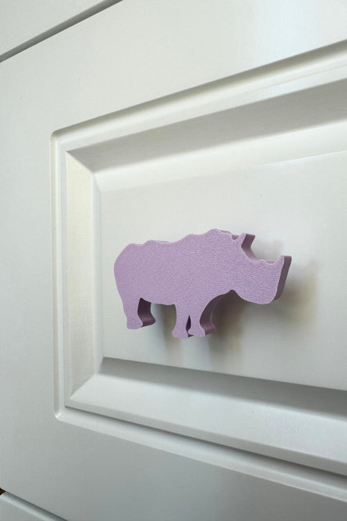 Mor Gergedan Dolap Kulpu - Çocuk Odası, Mutfak ve Banyo İçin Modern, Şık ve Dayanıklı Mobilya Kulp