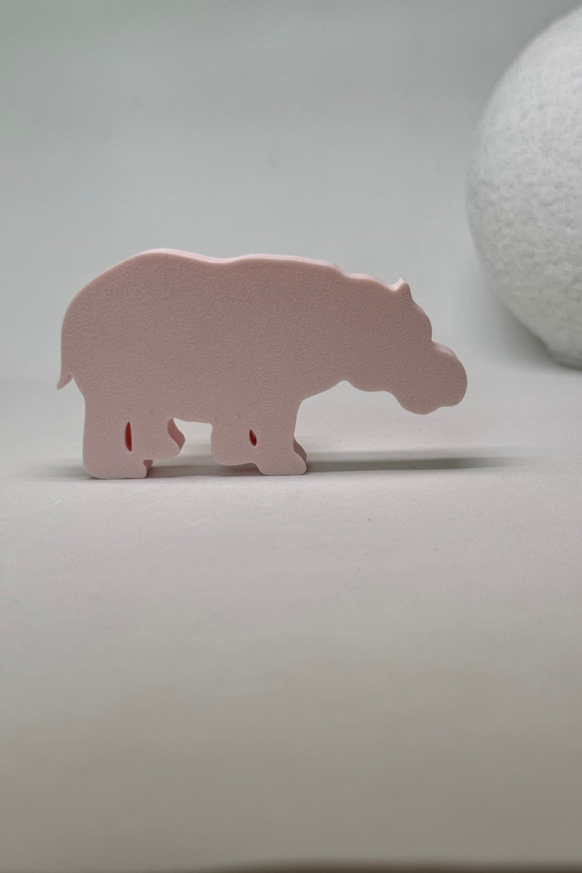 Pembe Hipopotam Dolap Kulpu - Çocuk Odası, Mutfak ve Banyo İçin Modern, Dayanıklı Mobilya Kulp